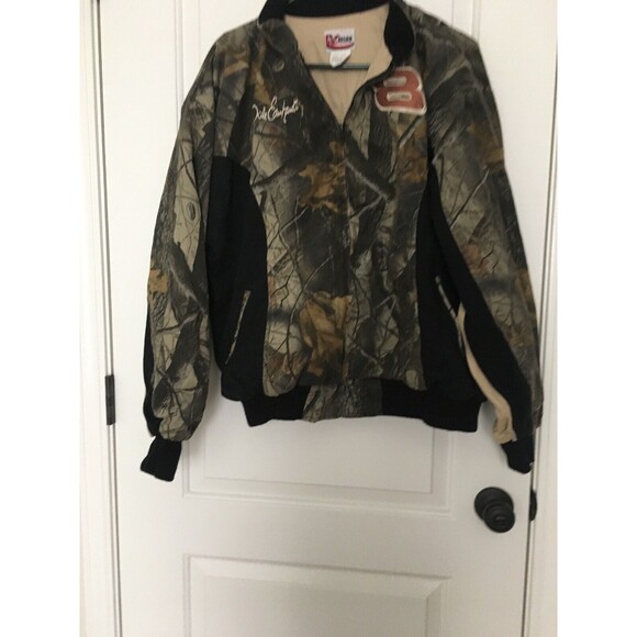 Chase Men's Full Zip NASCAR Dale Earnhardt Jr Jacket Size Large Camouflage - Picture 1 of 12